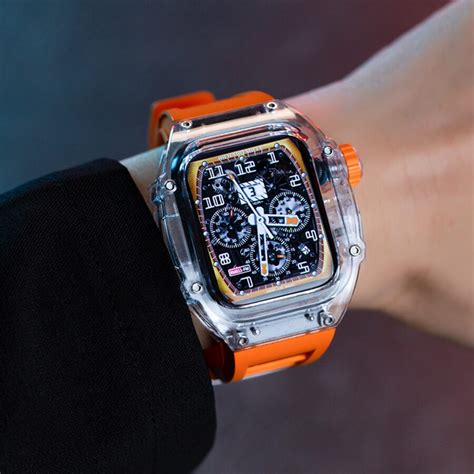 richard mille strap for apple watch|Richard Mille Apple Watch case.